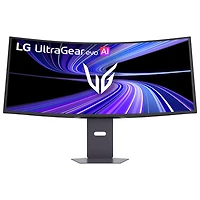 LG UltraGear evo 39" 5K 165Hz 0.03ms GTG Curved OLED G-Sync FreeSync Gaming Monitor (39GX950B) - Black