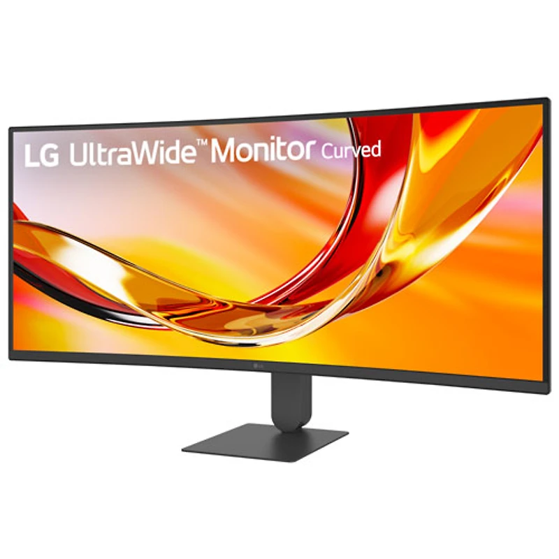 Moniteur de jeu incurvé DEL AV WQHD GÀG 5 ms 144 Hz 34 po UltraWide de LG (34U640B) - Noir