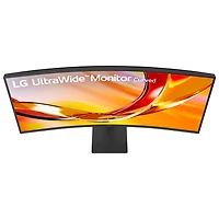Moniteur de jeu incurvé DEL AV WQHD GÀG 5 ms 144 Hz 34 po UltraWide de LG (34U640B) - Noir