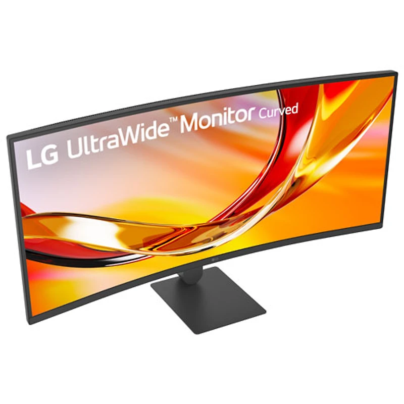 Moniteur de jeu incurvé DEL AV WQHD GÀG 5 ms 144 Hz 34 po UltraWide de LG (34U640B) - Noir
