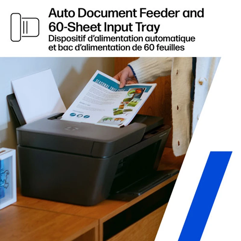 Imprimante à jet d'encre tout-en-un sans fil DeskJet 4352 de HP - Noir