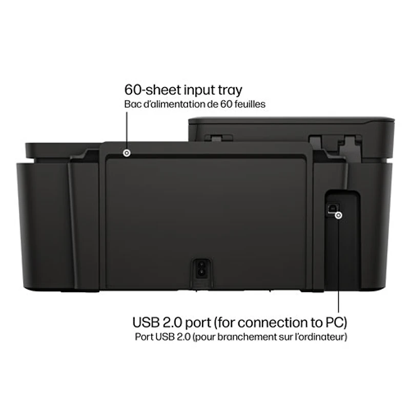 Imprimante à jet d'encre tout-en-un sans fil DeskJet 4352 de HP - Noir