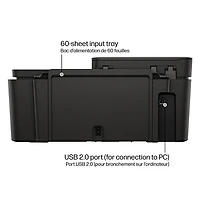 Imprimante à jet d'encre tout-en-un sans fil DeskJet 4352 de HP - Noir