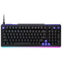 Clavier de jeu mécanique pleine grandeur analogique rétroéclairé à touches linéaires DUAL SWAP TMR G G512 X 98 de Logitech - Anglais