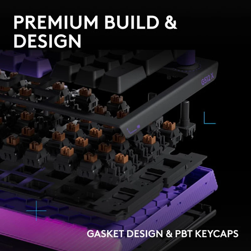 Logitech G G512 X 98 Backlit Tactile Mechanical DUAL SWAP TMR Analog Full-Size Gaming Keyboard