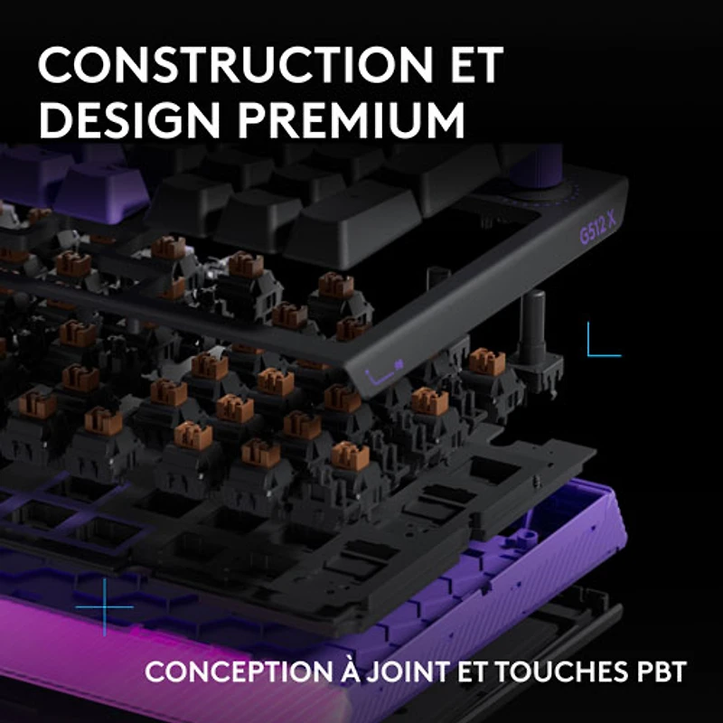 Logitech G G512 X 98 Backlit Tactile Mechanical DUAL SWAP TMR Analog Full-Size Gaming Keyboard