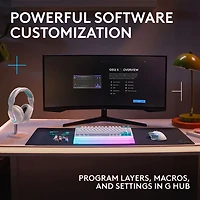 Clavier de jeu mécanique tactile et analogique rétroéclairé à touches linéaires DUAL SWAP TMR G G512 X 75 format 75 % de Logitech - Blanc - Anglais