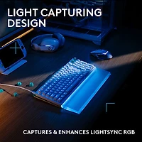 Repose paume amplifiant la barre lumineuse G G512 PRO X LIGHTSYNC de Logitech