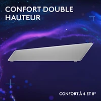 Repose paume amplifiant la barre lumineuse G G512 PRO X LIGHTSYNC de Logitech