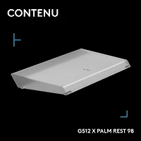 Repose paume amplifiant la barre lumineuse G G512 PRO X LIGHTSYNC de Logitech