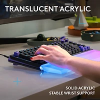 Repose paume amplifiant la barre lumineuse G G512 PRO X LIGHTSYNC de Logitech