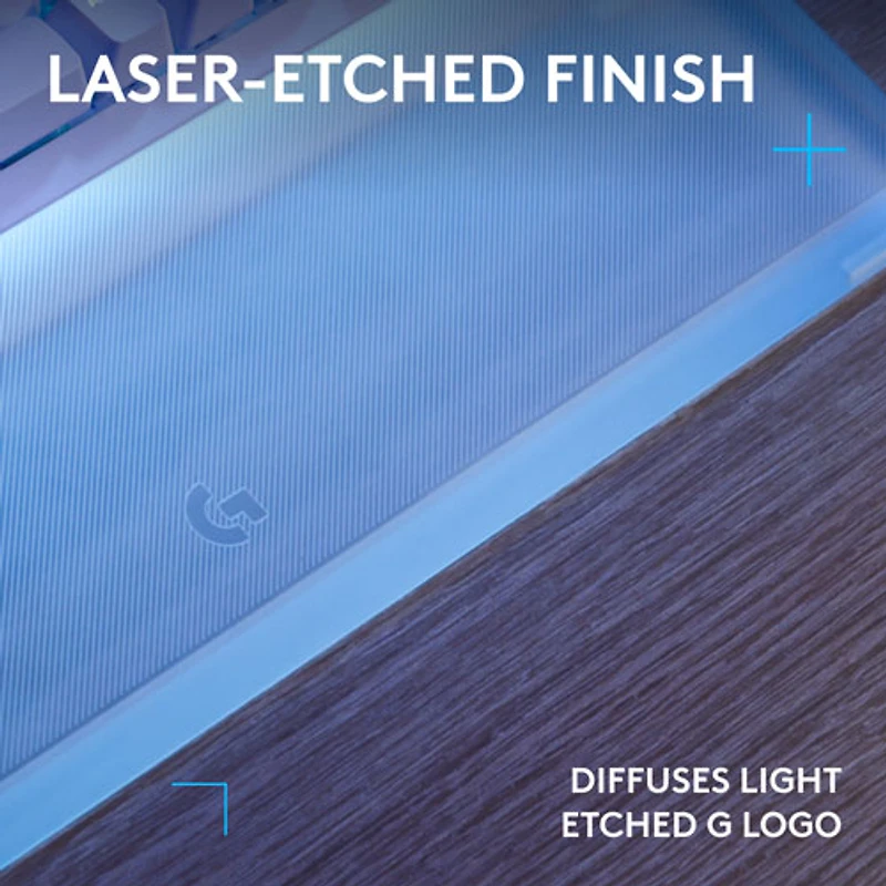 Repose paume amplifiant la barre lumineuse G G512 PRO X LIGHTSYNC de Logitech