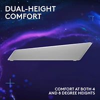Logitech G G512 X 75 LIGHTSYNC Lightbar-Amplifying Palm Rest - Transparent