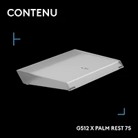 Logitech G G512 X 75 LIGHTSYNC Lightbar-Amplifying Palm Rest - Transparent