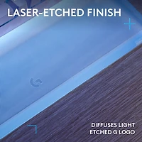 Logitech G G512 X 75 LIGHTSYNC Lightbar-Amplifying Palm Rest - Transparent
