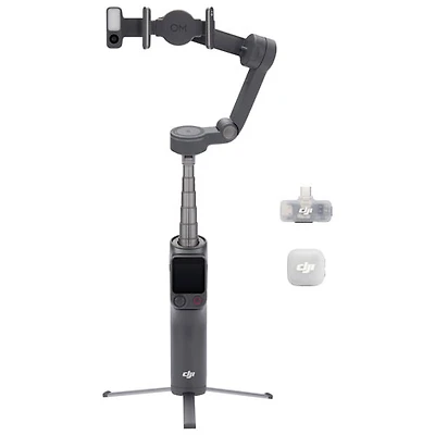 Ensemble de création avec stabilisateur à cardan Osmo Mobile 8P de DJI pour téléphone intelligent