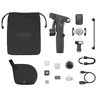 Ensemble de création avec stabilisateur à cardan Osmo Mobile 8P de DJI pour téléphone intelligent