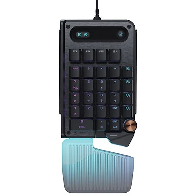 Turtle Beach Command Series KP7 Backlit Hall Effect Titan Switches Modular keypad - Black - Bilingual