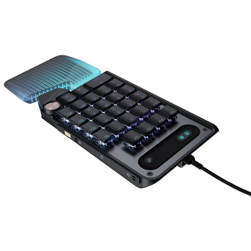 Turtle Beach Command Series KP7 Backlit Hall Effect Titan Switches Modular keypad - Black - Bilingual