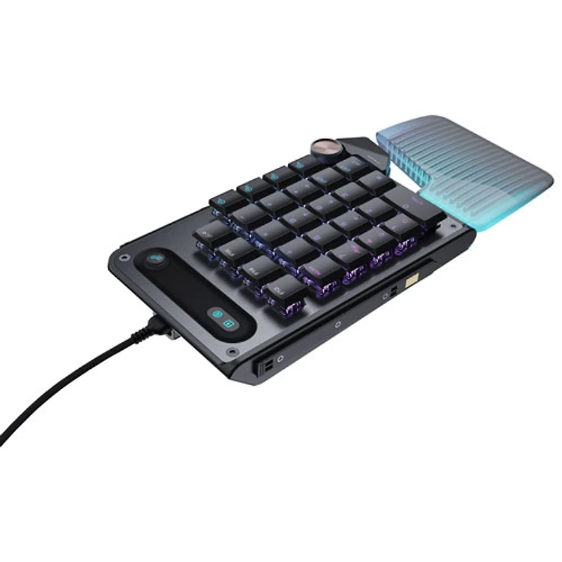 Turtle Beach Command Series KP7 Backlit Hall Effect Titan Switches Modular keypad - Black - Bilingual