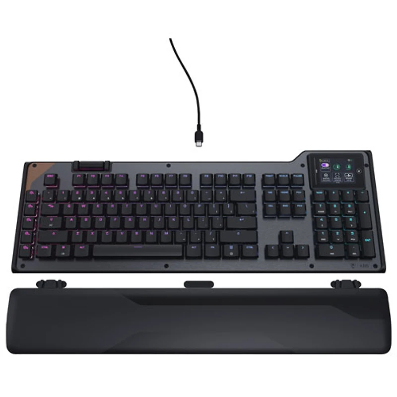 Turtle Beach Command Series KB5 Backlit Mechanical Titan Switches Full-Size Gaming Keyboard - Black - Bilingual