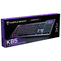Turtle Beach Command Series KB5 Backlit Mechanical Titan Switches Full-Size Gaming Keyboard - Black - Bilingual