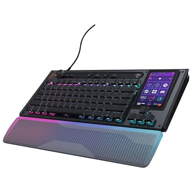 Turtle Beach Command Series KB7 Backlit Mechanical Titan Switches TKL Gaming Keyboard - Black - Bilingual