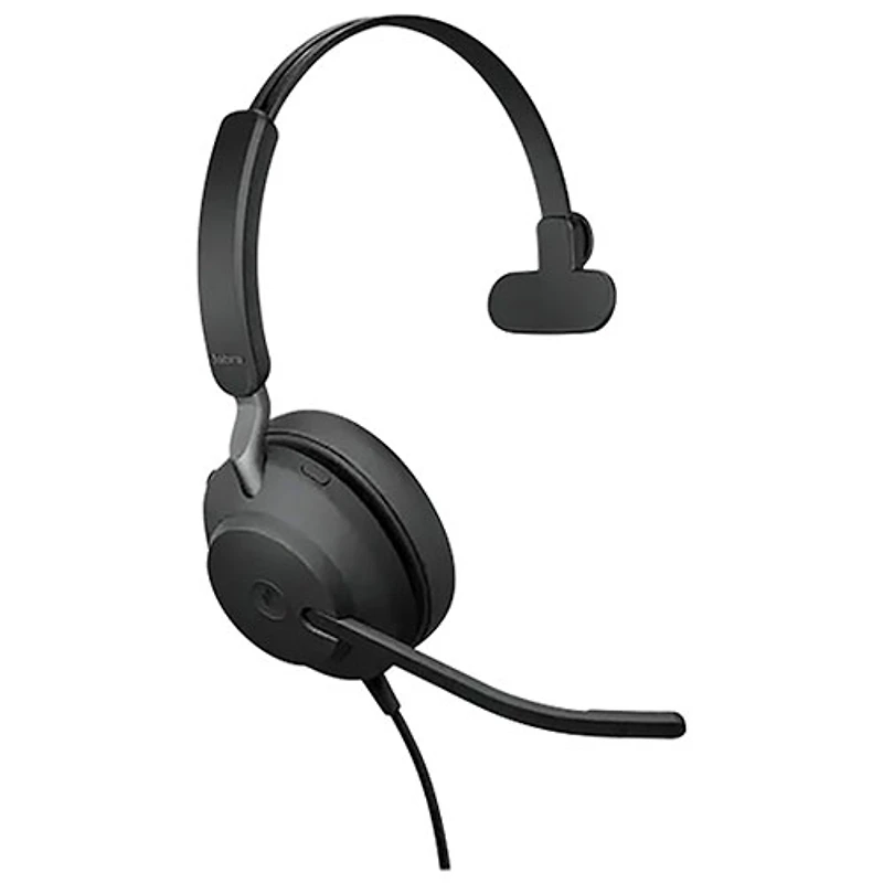 Jabra Evolve2 40 SE Mono Headset with Microphone - Black