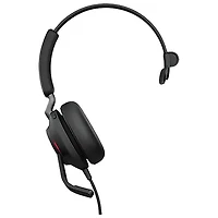 Jabra Evolve2 40 SE Mono Headset with Microphone - Black