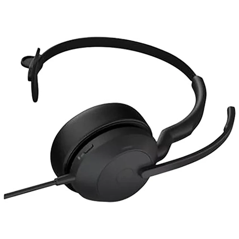 Casque d'écoute sans fil Evolve2 50 de Jabra avec microphone (25069-889-899) - Noir