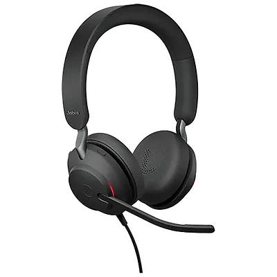 Jabra Evolve2 40 SE Headset with Microphone - Black