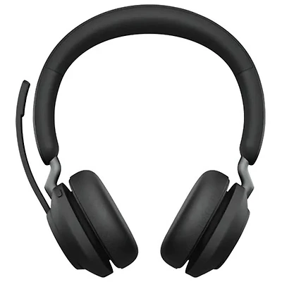 Jabra Evolve2 65 On-Ear Noise Cancelling Bluetooth Headphones (26599-889-899-01) - Black