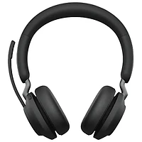 Jabra Evolve2 65 On-Ear Noise Cancelling Bluetooth Headphones (26599-889-899-01) - Black