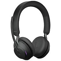 Jabra Evolve2 65 On-Ear Noise Cancelling Bluetooth Headphones (26599-889-899-01) - Black