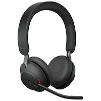Jabra Evolve2 65 On-Ear Noise Cancelling Bluetooth Headphones (26599-889-899-01) - Black