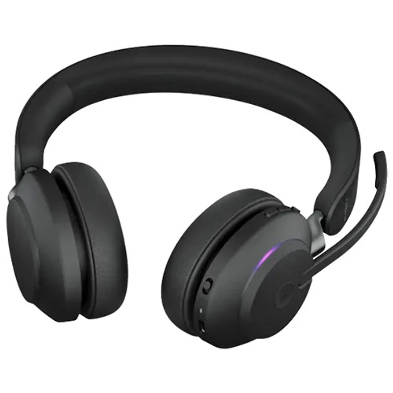 Jabra Evolve2 65 On-Ear Noise Cancelling Bluetooth Headphones (26599-889-899-01) - Black