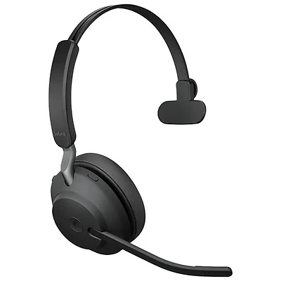 Jabra Evolve2 65 On-Ear Noise Cancelling Bluetooth Headphones (26599-899-899-01) - Black