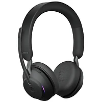 Jabra Evolve2 65 On-Ear Noise Cancelling Bluetooth Headphones (26599-999-989-01) - Black