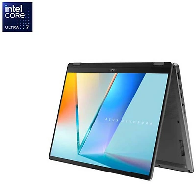 ASUS Vivobook 14 Flip 14" Touchscreen 2-in-1 Laptop - Matte Gray (Intel Core Ultra 7 355/16GB RAM/512GB SSD/Win11)