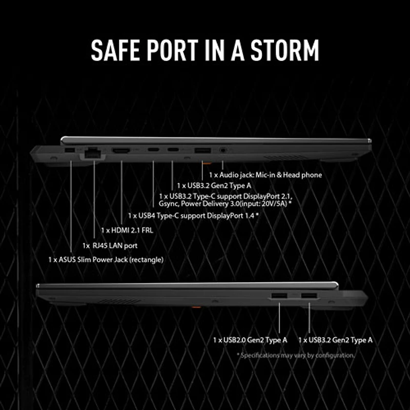 ASUS TUF Gaming A16 16" Gaming Laptop - Jaeger Gray (AMD Ryzen 9 8940HX/16GB RAM/512GB SSD/GeForce RTX 5060/Win11)