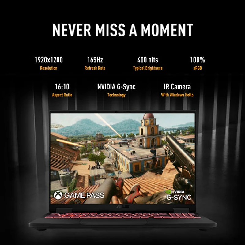 ASUS TUF Gaming A16 16" Gaming Laptop - Jaeger Gray (AMD Ryzen 9 8940HX/16GB RAM/512GB SSD/GeForce RTX 5060/Win11)