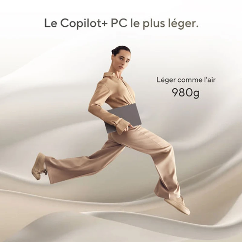 ASUS Zenbook A14 14" Laptop - Iceland Gray (Snapdragon X X1 26 100/16GB RAM/512GB SSD/Windows 11 Home)