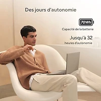 ASUS Zenbook A14 14" Laptop - Iceland Gray (Snapdragon X X1 26 100/16GB RAM/512GB SSD/Windows 11 Home)