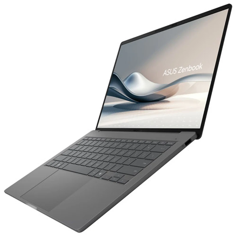 ASUS Zenbook A14 14" Laptop - Iceland Gray (Snapdragon X X1 26 100/16GB RAM/512GB SSD/Windows 11 Home)