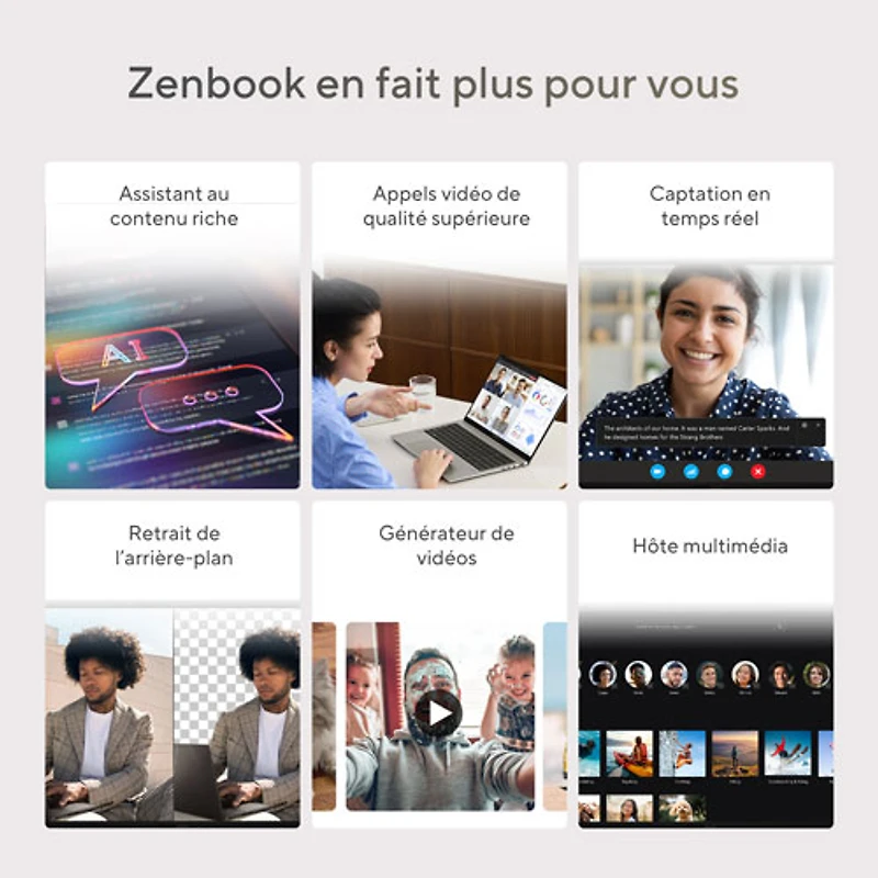 ASUS Zenbook A14 14" Laptop - Iceland Gray (Snapdragon X X1 26 100/16GB RAM/512GB SSD/Windows 11 Home)