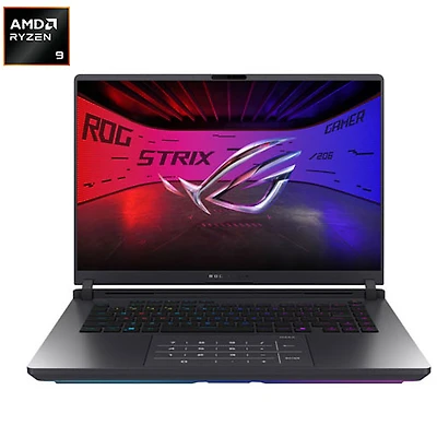 Portable de jeu de 16 po ROG Strix G16 d'ASUS - Gris éclipse (Ryzen 9 8940HX d'AMD/RAM 16 Go/SSD 512 Go/GeForce RTX 5060/Win11)
