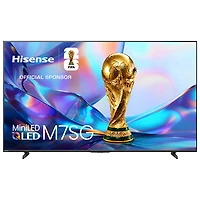 Téléviseur intelligent Google avec IA mini-DEL Hi-QLED HDR UHD 4K M7SG de 75 po de Hisense (75M7SG) - 2026