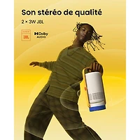 Projecteur de cinéma maison DEL HD 1080p Vibe One de XGIMI (WM03M) - Bleu étincelle