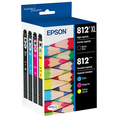 Cartouche d'encre noire DURABrite Ultra T812 XL d'Epson (T812XL120-S)