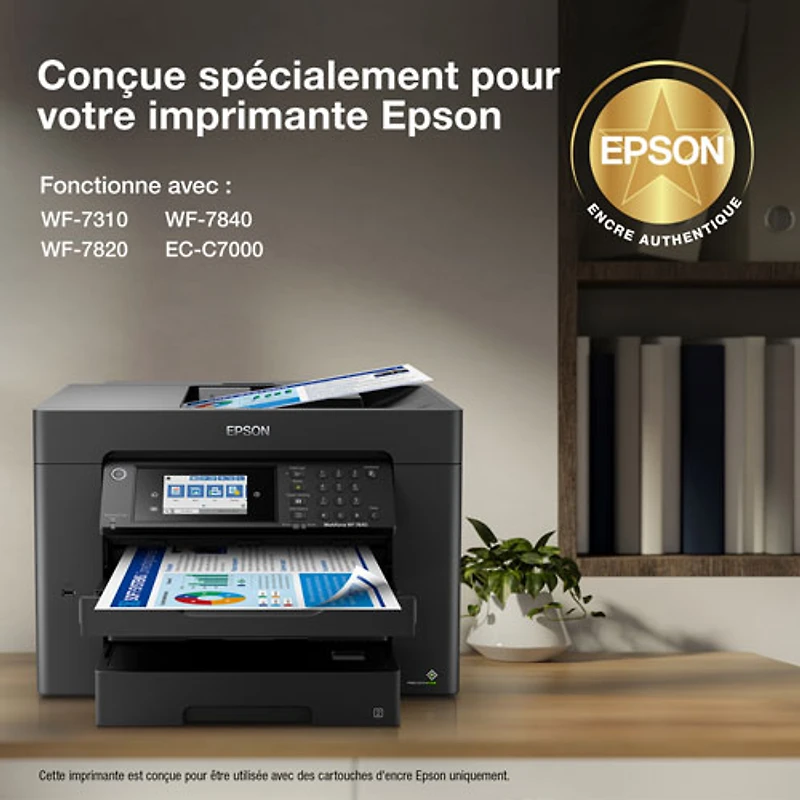 Cartouche d'encre noire DURABrite Ultra T812 XL d'Epson (T812XL120-S)